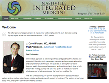 Tablet Screenshot of nashvilleintegratedmedicine.com